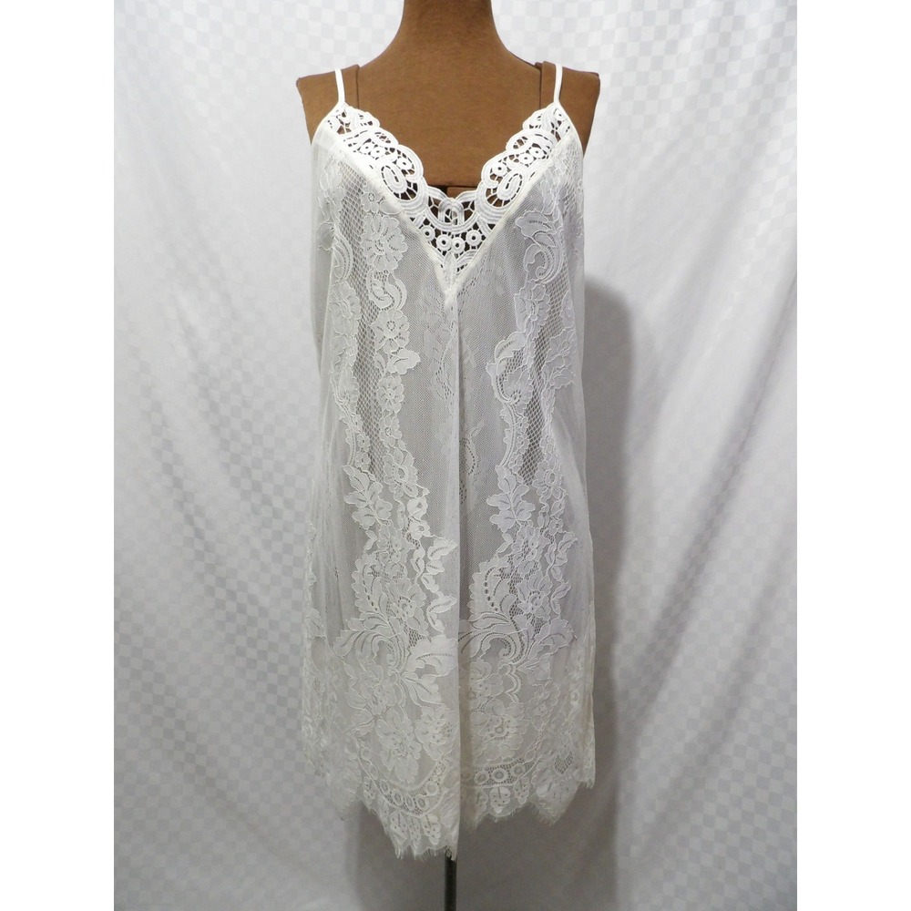 INTERNATIONAL CONCEPTS Lacy Slip Dress | M